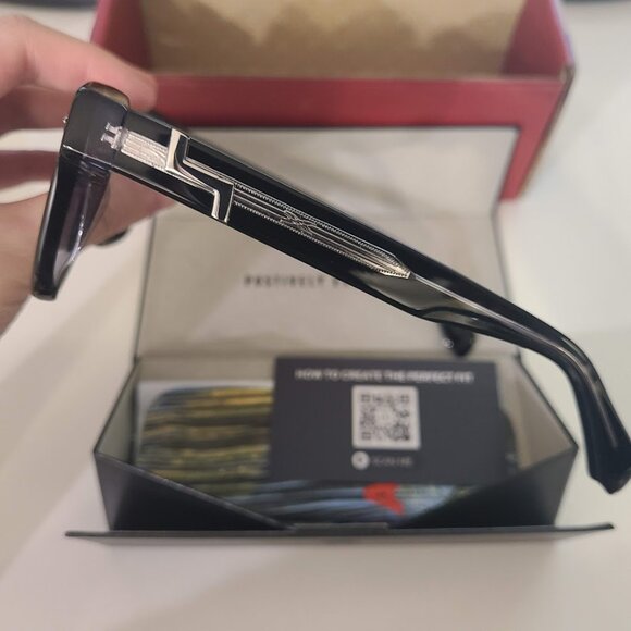 KIAURA EICHLER Premium UV400 Polarized Sunglasses: Black Crystal, Original Size main image 7